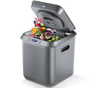 Compostiera elettrica per cucina: bidone intelligente per compostaggio esterno/interno, inodore, pulizia automatica, display a LED intelligente, bidone per lo smaltimento automatico dei rifiuti da 2,5