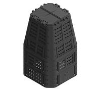 Compostiera grande da giardino Patrol 90 x 90 x 145 cm, capacit? 880 Lt nero