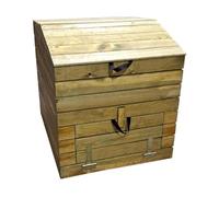 Compostiera in legno 500L "Douglas" 80 x 80 x 85 cm