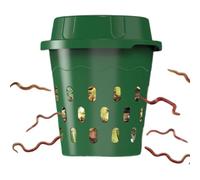 Compostiera interrata Attrezzatura da Giardino con Fori | Contenitore per Vermicompostaggio da Giardinaggio Per aiuole rialzate, cortile, , vivaio, fattoria, , principianti e