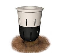 Compostiera Interrata - Compostatore Esterno da 12,5 Litri - Contenitore per Compostaggio da Giardino,per Coltivatori Proprietari di Casa Principianti Orti Giardini Progetti Scolastici Fattorie