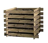 Compostiera Legno Compost Kit 100x100x70cm Composter