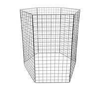 Compostiera per foglie rete metallica per giardino in acciaio rapida