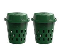 Compostiera per lombrichi interrata, Compostiera per lombrichi da 12 litri per aiuole da giardino e uso domestico, Contenitore per vermicompostaggio per principianti, Contenitori per compostaggio ver