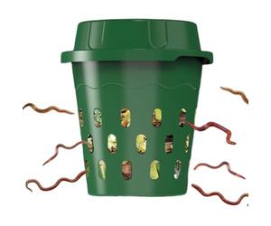 Compostiera Per Lombrichi - Sottosuolo Con Coperchio, Contenitore Per Vermicoltura Per Da Giardino | Contenitore Per Il Riciclaggio Dei Rifiuti Organici, Camera Di Compostaggio Sotterran