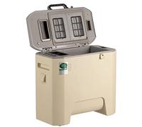 Compostiera per rifiuti da cucina, ciclista alimentare da 18 l, per interni ed esterni, macchina per lo smaltimento dei rifiuti alimentari da banco per appartamenti e uso commerciale