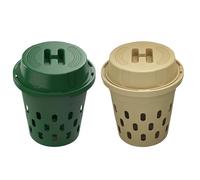 Compostiera Per, Supporto Sostenibile Per Radici, 24x24x27,4 Cm, Compostiera Per Interrata, Contenitore Per Compost Per Vérmi All'Aperto, Ricca Produzione Di Fertilizzante, Per Letto Rialz