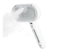 COMPOSTO COMPARGIALE USB SPRITZ per gatti - spazzola per gatti a vapore con serbatoio 'acqua da 35 ml | 200 mAh Remover per capelli per cani in acciaio inossidabile, pettine spray per animali