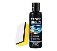 Composto Lucidante Resina Epossidica Pasta Riparatrice Per Graffi 50 Ml Con | Kit Lucidatura Epossidica per Piani di Lavoro, Mobili, Tavoli, Opere d'Arte, Bagno, Cucina e Ambienti Domestici
