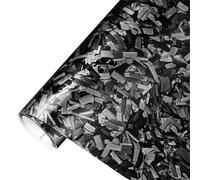 CompraFun Pellicola Carbonio Forgiato, 30 x 150CM Pellicola Adesiva per Auto in Vinile, Pellicola Wrapping Adesivi Auto Senza Bolle D'aria, per Decorare Auto/Moto/Bici (Grigio Lucido)
