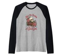 Comprami Libri E Chiamami Una Brava Ragazza - Lettore Amante del Libro Maglia con Maniche Raglan