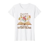 Comprami Libri e Dimmi a STFUATTDLAGG Maglietta con Stampa Grafica Economica