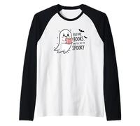 Comprami Libri e dimmi Che Sono spettrale Maglia con Maniche Raglan