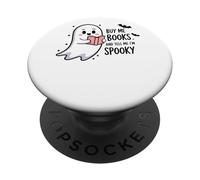 Comprami libri e dimmi che sono spettrale PopSockets PopGrip Adesivo