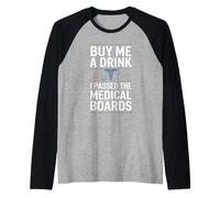 Comprami un drink ho superato le schede mediche Maglia con Maniche Raglan