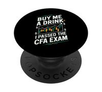 Comprami un drink ho superato l'esame CFA divertente esame CFA PopSockets PopGrip Adesivo