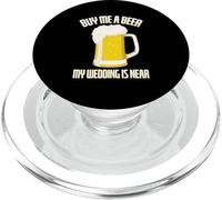 Comprami una birra il mio matrimonio è vicino al celibato PopSockets PopGrip per MagSafe