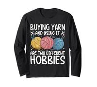 Comprare filati e usarlo sono due hobby diversi Maglia a Manica