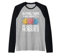 Comprare filati e usarlo sono due hobby diversi Maglia con Maniche Raglan