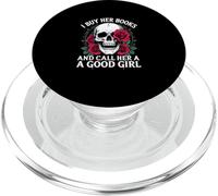 comprare i suoi libri chiamarla una brava ragazza Smut Dark Romance Skull PopSockets PopGrip per MagSafe