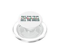 Comprare La Paura Vendi L'avidità Crypto Trading Investitore & Trader PopSockets PopGrip per MagSafe