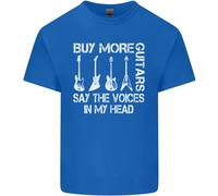 Comprare More Chitarre Say The Voices Divertente Uomo Cotone T-Shirt