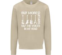 Comprare More Chitarre Say The Voices Divertente Uomo Felpa Maglione