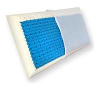 COMPRARREDO - Cuscino In Memory Con Microforatura Traspirante Con Inserto Polar Gel, Fresco Con Fodera In Cotone Jersey, Modello Saponetta