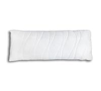 Comprarredo Cuscino piazza e mezza lungo 110 cm in fiocco di memory 100% traspirante e antiacaro, per letto alla francese e 1 piazza e mezza, prodotto italiano