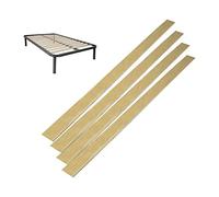 Comprarredo Doghe in legno di ricambio per reti ortopediche, 4 listelli legno curvato e flessibili in faggio - doghe ricambio 119 cm - per reti e letto una piazza e mezza