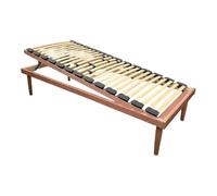 Comprarredo Rete Letto Antireflusso con Testata Sollevabile Manuale - Base Letto Reclinabile con Doghe in Legno, Posizione Testa Rialzata per Reflusso Notturno, Russamento e Apnee