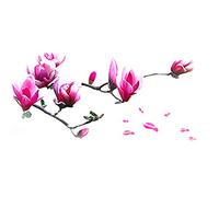 Compre show Wall Sticker Carta Parati Adesivo Magnolia Bar Negozio