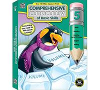 Comprehensive Curriculum of Basic Skills 5th Grade Workbooks All Subjects, Math, Reading Comprehension, Writing, Grammar, Fractions, Geometry, Grade 5 Workbooks for Ages 10-11 (544 pgs)