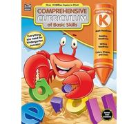 Comprehensive Curriculum of Basic Skills Kindergarten Workbook, Math, Reading, Writing, Alphabet, Colors, Shapes, Patterns, Time, Money, Classroom or Homeschool Kindergarten Curriculum