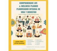 Comprehensive Life & Wellness Planner: Bilingual English-Spanish Daily Wellness, Memory & Caregiver Tracker for Older Adults