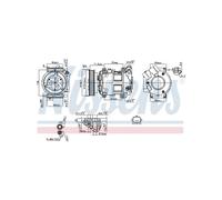 Compresore Per Climatizzatore Nissan Qashqai +2 I Van 2763000Q3J 926009865R