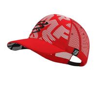 COMPRESPORT Trucker Cap - Protezione solare - Cappello con rete - Visiera ampia e curva - Regolabile - Prima o dopo l'allenamento - Taglia unica