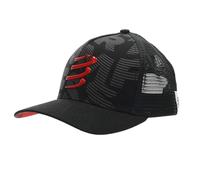 COMPRESPORT Trucker Cap - Protezione solare - Cappello con rete - Visiera ampia e curva - Regolabile - Prima o dopo l'allenamento - Taglia unica