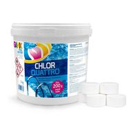 Compresse Cloro Multifunzione Quattro Tabs 3in1 Piscina Manutenzione 5 KG