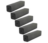 Compresse di carbone per stufa a legna da 5 pezzi, carboncini da cucina,