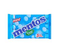 Compresse di menta | Mentos | Involtini da masticare Mint Rolls 5 x 37,5 g | Peso totale 187 grammi