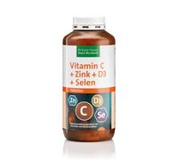 Compresse di vitamina C+zinco+D3+selenio 365 compresse