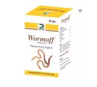 Compresse Dr Raj Wormoff (25 g) tutti i tipi di vermi, vermi a gancio, vermi ...
