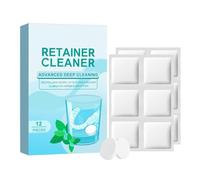 Compresse effervescenti per la pulizia della protesi: regola l'equilibrio del pH, migliora la potenza di pulizia, immergere e risciacquare per un facile utilizzo, adatte per adesivi per protesi (5