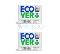 Compresse Lavastoviglie Ecover Zero All in One - 24 Compresse (Confezione da 2)