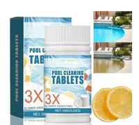 Compresse per la pulizia della piscina da 100 g, granchio per piscina P/ool Chl/orine Tablets, vasca idromassaggio Chl/orine Ta/blets, multifunzione Chlo/rine Ta/blets, mantiene l'acqua chiara
