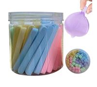 Compressed facciale spugne, Makeup Cleansing Pads, 8 x 0,8 cm, 3,15 x 0,31 cm, set di 60 per capi di pelle, gentle Face Scrubbers, Compact Travel-Friendly