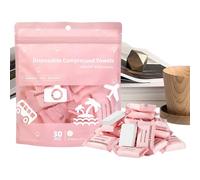 Compressed Towel Tablets - 24 x 30 cm Portatile Soft Absorbent 30 pezzi | Washcloths Tablets Compressed Face Towels | Absorbent Tissue For Camping Bathroom Beach Hotel Gym Spa Center Makeup Shower