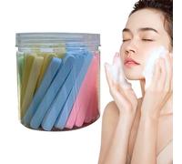 Compressed viso Sponges - 60 pezzi Makeup Cleansing Pads | Women's Skin Scrubber, Compressed Wash Sponges for Daily Face Cleansing, Massaggio, Travel, Home, Vacation, Skincare Routine, Beauty Tool