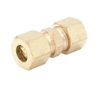 Compression Fitting Fit 5/16" Tube O.D Straight Equal Hex Reducer Brass Pipe Connector